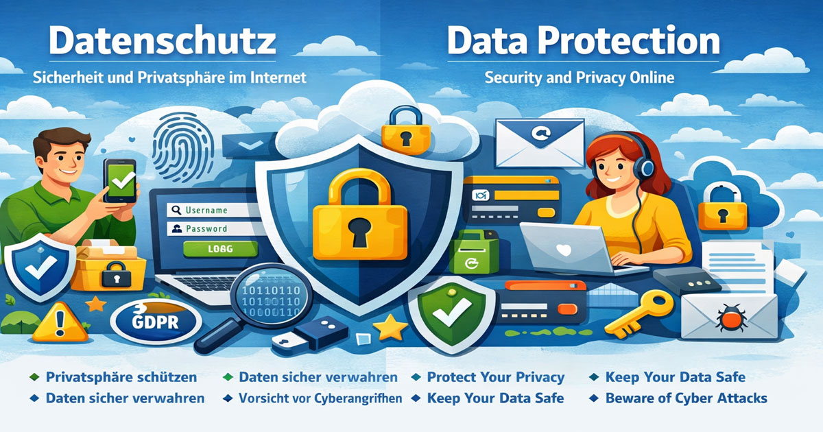 Illustration Datenschutz